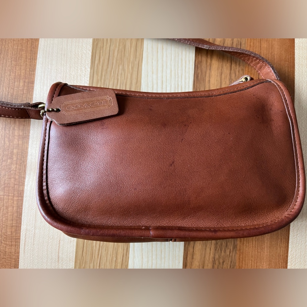 Coach British Tan Leather Wendie 9031 shoulder crossbody Bag
